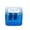 B, variant on Covered Pencil Sharpener Compact Double Hole Colored Handheld Pencil Sharpener Suitable For Children Adults Students Schools Classes Families Crafts for Girls Ages 8-12 Arts And Crafts for Kids Ages