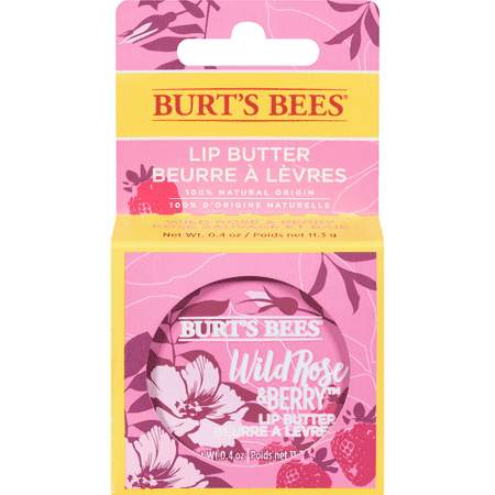 Burt's Bees 100% Natural Origin Moisturizing Lip Butter with Wild Rose and Berry 11.3 g