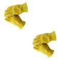 thumbnail image 1 of Youkk Yellow Cowhide Leather Racing Motorcycle Biker Gloves Enhanced Grip and Comfort M 2Set, 1 of 6