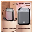 thumbnail image 3 of 2.4G 15W Wired/Wireless Voice Amplifier Portable For Teaching Lecture Tour Guide TF UDisk Megaphone Microphone Speaker ,Clear and Reliable, 3 of 6
