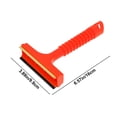 thumbnail image 3 of Rvkxad Car Ice Scraper Snow Removal Tool, Winter Windshield Defrosting Deicer for Vehicle Glass, Soft Rubber Blade Ice Remover, 3 of 7