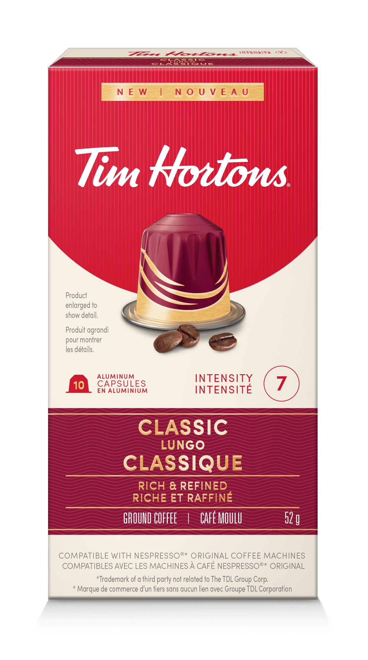 TIM HORTONS Nespresso Compatible capsules -LUNGO