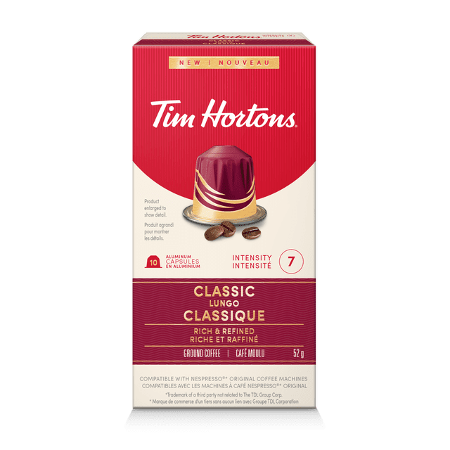 TIM HORTONS Capsules compatibles Nespresso -LUNGO