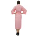 thumbnail image 4 of Bimba Women Long Solid Belt Robe Soft Modal Cotton Wrap Round Plain Bath Robe, 4 of 7