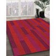 thumbnail image 3 of Ahgly Company Machine Washable Indoor Rectangle Transitional Crimson Red Area Rugs, 6' x 9', 3 of 7