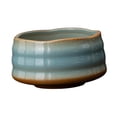 thumbnail image 3 of Luzkey Ceramic Matcha Bowl Handmade Matcha Accessory Utensils 500ml Traditional Matcha Tea Making for Family Friends Tea Lovers Gift Water Ripple blue, 3 of 8