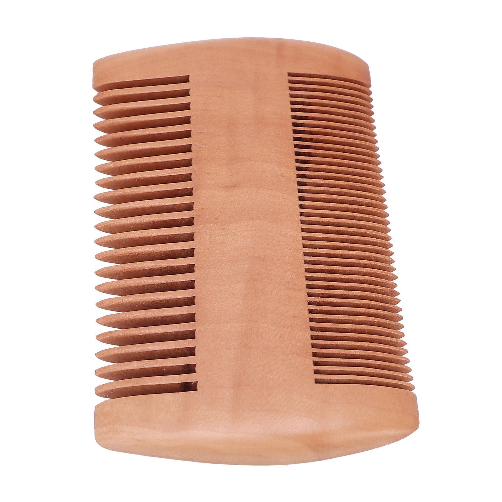 Beard Comb, Wooden Comb Double-sided Combs with No Static for Mustaches for Beards