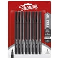 thumbnail image 1 of Sharpie Felt Tip Pens, Fine Point (0.4 mm), Black Ink, 8 Count, 1 of 6