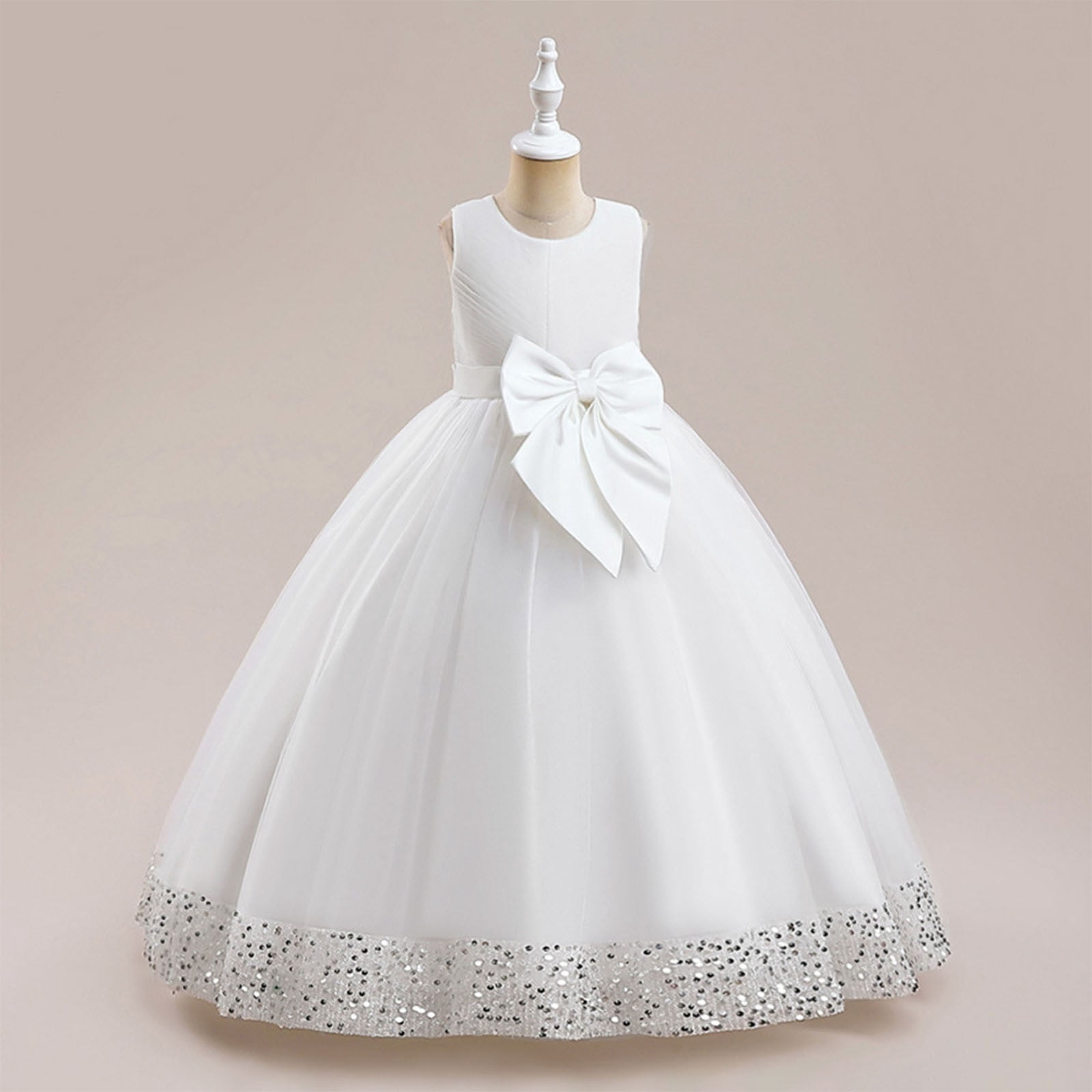 LOVZFMLL Robe d'Automne pour Fille, Manches Longues à Volants, Vintage, Tenues d'Hiver Décontractées