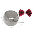 thumbnail image 2 of Silver Metal Round Napkin Ring - Set of 6, 2 of 4