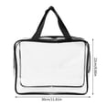 thumbnail image 2 of Reusable Transparent Ziplock Storage Bags For Home Organization And Travel Use Clear Pouches To Organize Your Space, 2 of 3