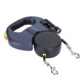 thumbnail image 2 of LYUMO Laisse pour Chien Rétractable Double Extensible / 9.8 Pieds Laisse pour Animaux Corde, 2 of 8