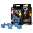 thumbnail image 1 of Q-workshop QWOSCLR2D Classic Runic Dice, Blue & Red - Set of 7, 1 of 1