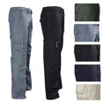 thumbnail image 1 of MENS CASUAL ELASTICATED WAIST CARGO COMBAT TROUSERS PANTS WORK RUGBY BOTTOMS, 1 of 5