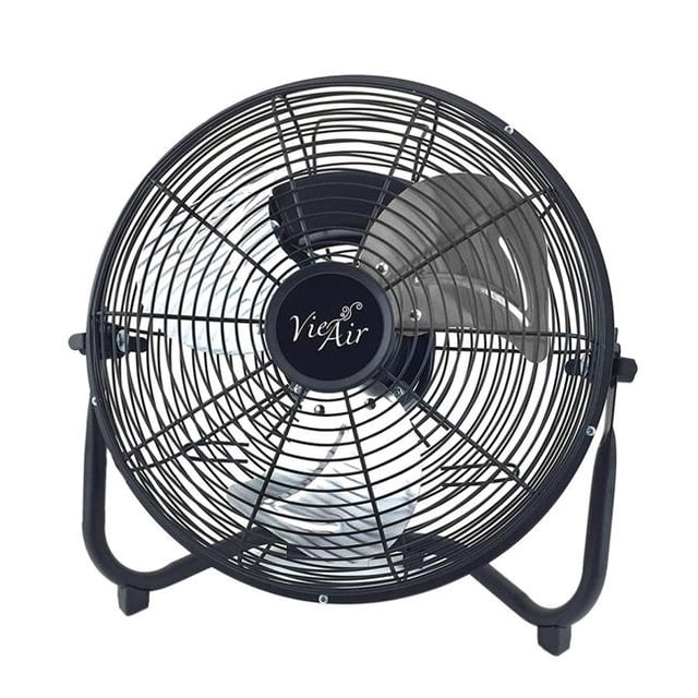 Ventilateur de Plancher Tout en Métal à Grande Vitesse de 12 Po, Inclinable, 3 Vitesses