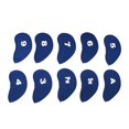 thumbnail image 1 of 10 Pieces / Set Golf Club Head Cover Protection Iron Head Cover Accessories, 1 of 8