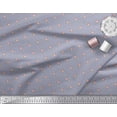 thumbnail image 3 of Soimoi Poly Georgette Fabric Leaves & Rose Floral Printed Fabric 1 Yard 52 Inch Wide, 3 of 3