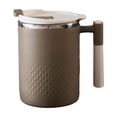 thumbnail image 2 of TIMIFIS Kitchen Appliances Coffee Mug Portable Double Layer Stainless Steel Mug with Lid and Handle Induction Heatable Insulated Coffee Mug for Travel Camping Office Storage & Organization, 2 of 7