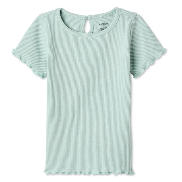 T-shirt côtelé George pour bébés filles