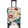 thumbnail image 1 of Luggage Cover Protector Travel Suitcase Covers Protective Skin for Carry On Baggage Fit 25-28 Inch Luggage, 1 of 5