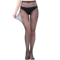 thumbnail image 1 of Penkiiy Bas Résille pour Femmes Pantalons pour Femmes Leggings Aguichant en Maille Transparente Grande Taille Bas Résille Résille Collants Noirs, 1 of 3