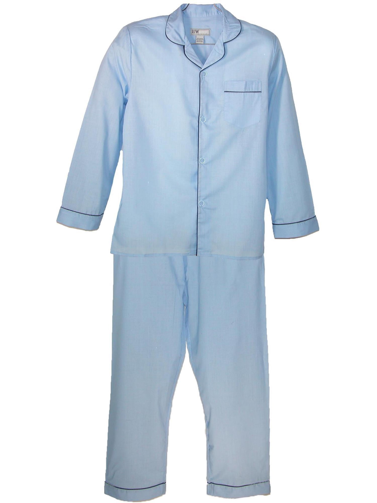Ten West Apparel Ensemble de Pyjama Uni à Manches Longues et Jambes Longues