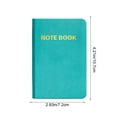 thumbnail image 3 of Fwttom Paper Notebook, A7 Pocket Notebook Compact Portable Notebook Thick Leather Journal Small Mini Concise Notebook, 3 of 6