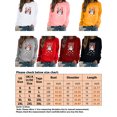 thumbnail image 2 of Bellella Sweat-Shirt pour Femmes Manches Longues Pull de Noël Imprimé Flocon de Neige Sweat-Shirts de Noël Col Rond Ample Tops Femmes Rouge Vin S, 2 of 2