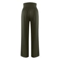 thumbnail image 3 of Yuyuzo Womens Plus Size Yoga Pants Belly Control Straight Leg Slacks Solid Color Basic Lounge Wear Trousers, 3 of 6