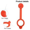 thumbnail image 2 of Raccord de Mamelon Rouge Protection M6 M8 M10 Couvercle Anti-Poussière pour Graisse Zerk M8, 2 of 11