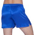 thumbnail image 3 of Intimo Boxeurs Classiques en Soie pour Hommes, Bleu Royal, Moyen, 3 of 4