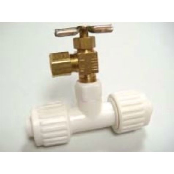Elkhart Supply Ice Maker Water Tube Fitting 16834 Replacement For Flair-It Ice Maker; Tee; With Barcoded