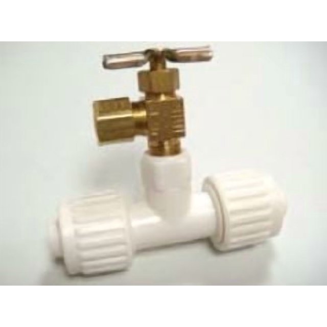 Elkhart Supply Ice Maker Water Tube Fitting 16834 Replacement For Flair-It Ice Maker; Tee; With Barcoded
