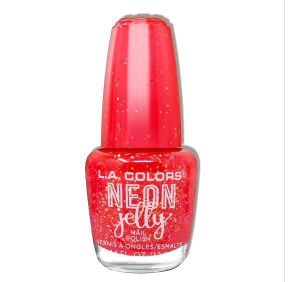 Neon Jelly Nail Polish- Tropical Punch