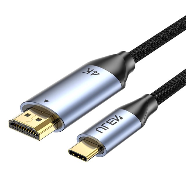 Type C To HDTV Adapter Cable 4K30Hz 18Gbps Highly Speed Video Sound Syncing Transmission For Smartphone Tablet Laptop