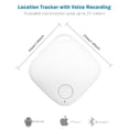 thumbnail image 1 of CHOK 82 ft Anti-lost Wireless GPS Tracker Locator Finder For Kid Key Pet Dog Bicycle  Bag  Black, 1 of 10