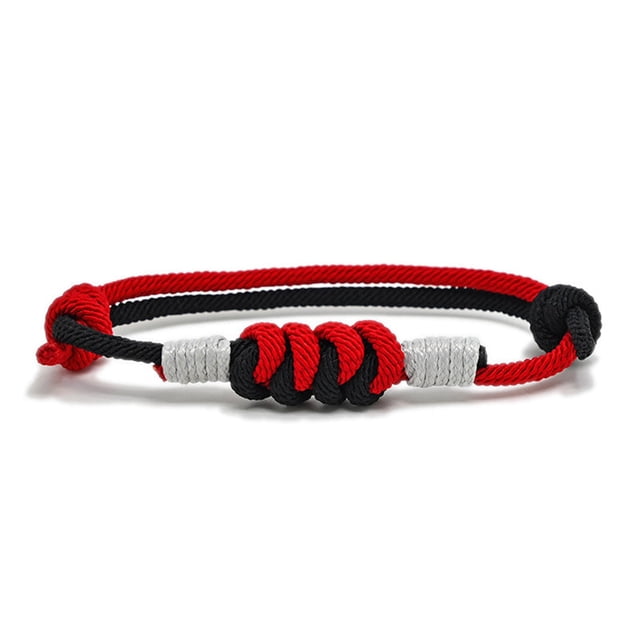 Amzcrzy Bracelet Products Milan Thread Knitting Diamond Knot Friendship Hand Rope Hand Knitting Snake Knot Girlfriend Hand Rope Chinese Bracelet Home Decor Room Decor Home and Kitchen