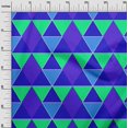 thumbnail image 3 of oneOone Georgette Viscose Blue Fabric Geometric Sewing Craft Projects Fabric Prints By Yard 42 Inch Wide, 3 of 4