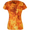 thumbnail image 2 of T-shirt Junior à Imprimé Flammes et Feu Partout, 2 of 2