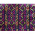 thumbnail image 4 of oneOone Tissu Georgette Viscose Rayé & Tourbillon Tissu Imprimé Ikat 1 Yard 42 Pouces de Large, 4 of 4