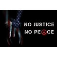 thumbnail image 1 of 777 Tri-Seven Entertainment Justice No Peace Poster Civil Human Rights Sign Print, 18" x 24", NJNPP, 1 of 3