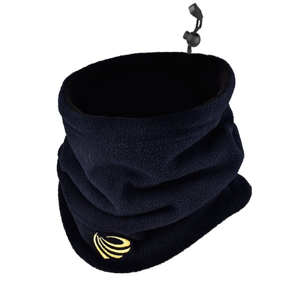 ziyahi Cache-Cou en Molleton Foulard Tubulaire de Ski pour Temps Froid à la Mode et Polyvalent Foulard Tubulaire de Ski pour le Cou Bleu Tibétain Noir