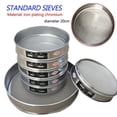thumbnail image 3 of 20cm Chrome Mesh Sieve Sample Inspection Medicine Test Sieve 4 Mesh-600 Mesh, 3 of 4