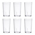 thumbnail image 1 of EASTIN 6pcs Plastic Water Tumbler Drinking Glasses Shatterproof Juice Cups Unbreakable, 1 of 10