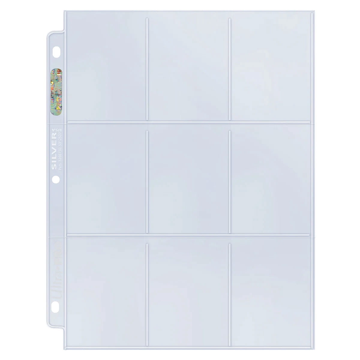 Ultra PRO Silver Series 9-Pocket Pages (25un) pour Standard Size Cards