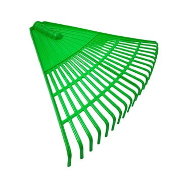 Aodebiao Garden Rake, Rake for Lawn, Rakes for Gardening, Sturdy Non-Slip 21 Plastic Tines Handle Leaf Rake, Compact Rake for Garden, Yard，Collecting Leaves