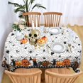 thumbnail image 4 of Oval Halloween Tablecloth 60 x 84 Inch, Halloween Spider Web Tablecloth Oval, Halloween Table Cloths Oval, Halloween Oval Table Cloth Decor, 4 of 5