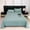 Mint Green, variant on Polyester Bed Sheets, Solid Color Washable Fiber Sheets, Queen Size 180x230cm, Set of 1