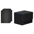 thumbnail image 4 of Card Deck Box Organizer for 100+ Sleeved Cards for Collectible Playing Card Box Black Blue, 4 of 9