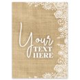 thumbnail image 1 of Darling Souvenir MADE WITH LOVE PersonalizedWelcomeBannerBurlap,Custom Text Poster Party CollectionWelcomeSignGreat For Wedding, Birthday, Engagement Party- 18x12, 1 of 5